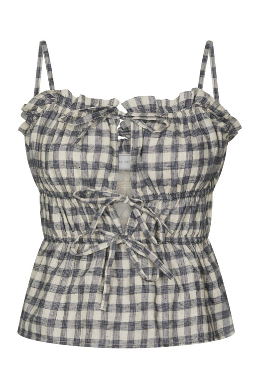 Neo Noir - Seylor Check Top 169349 - 100 - Black