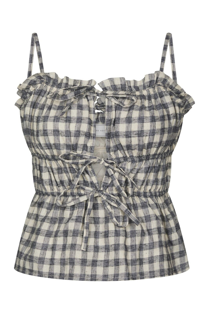 Neo Noir - Seylor Check Top 169349 - 100 - Black