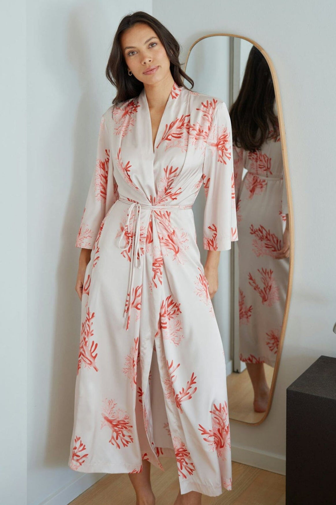 Neo Noir - Shane Wrap Dress 165272 - 163 - Coral Kjoler 