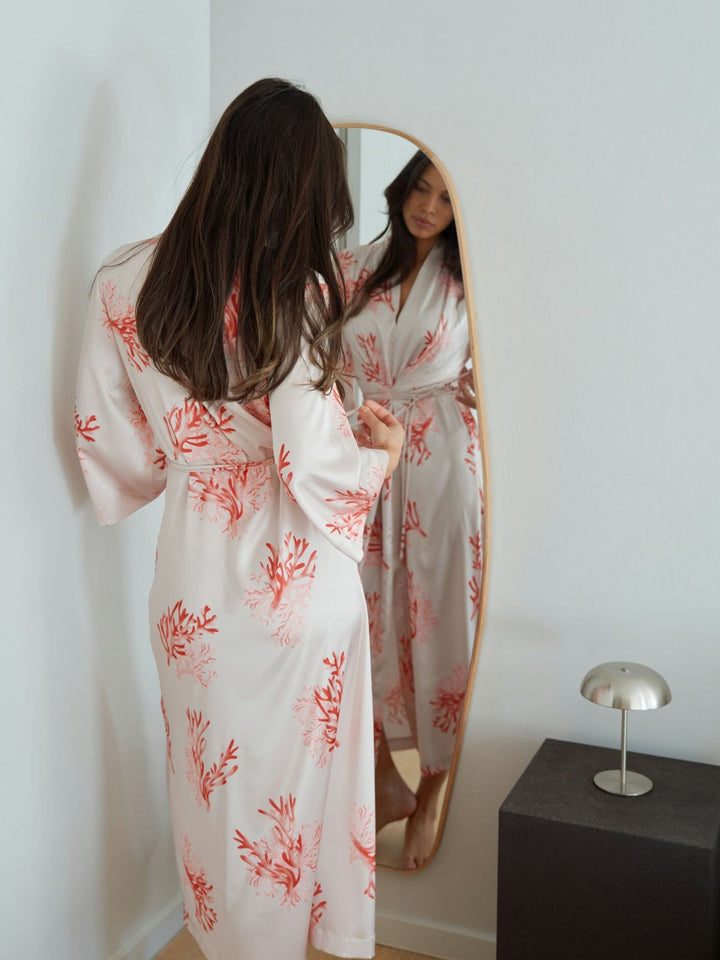 Neo Noir - Shane Wrap Dress 165272 - 163 - Coral Kjoler 