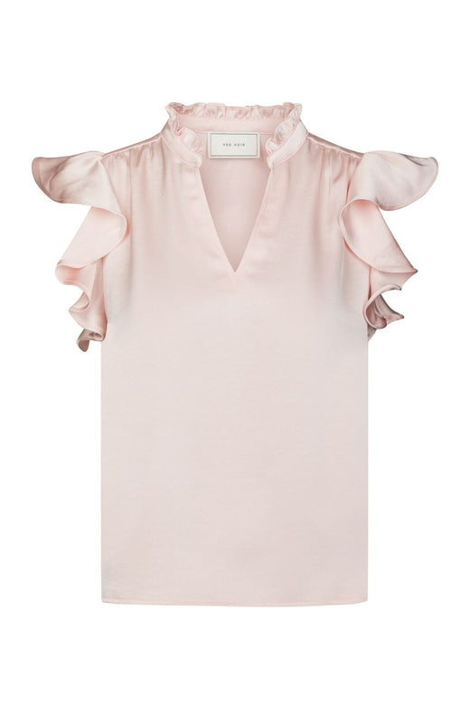 Neo Noir - Stella Heavy Sateen Blouse 162668 - 754 - Light Pink