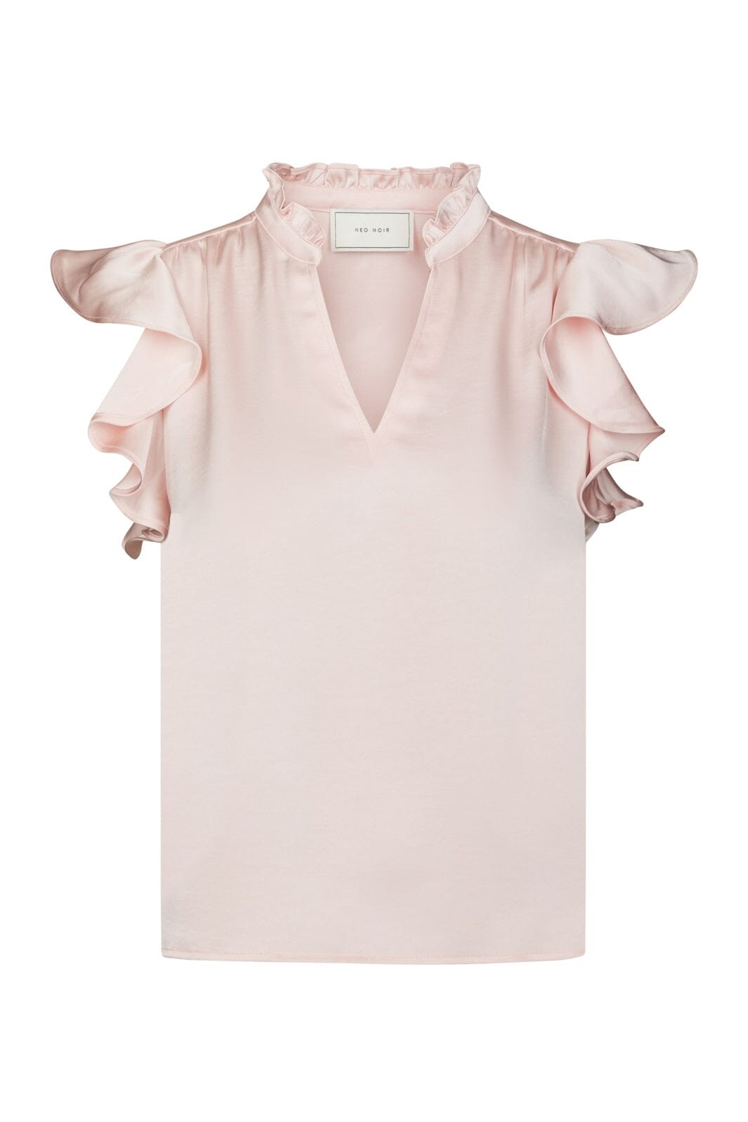 Neo Noir - Stella Heavy Sateen Blouse 162668 - 754 - Light Pink