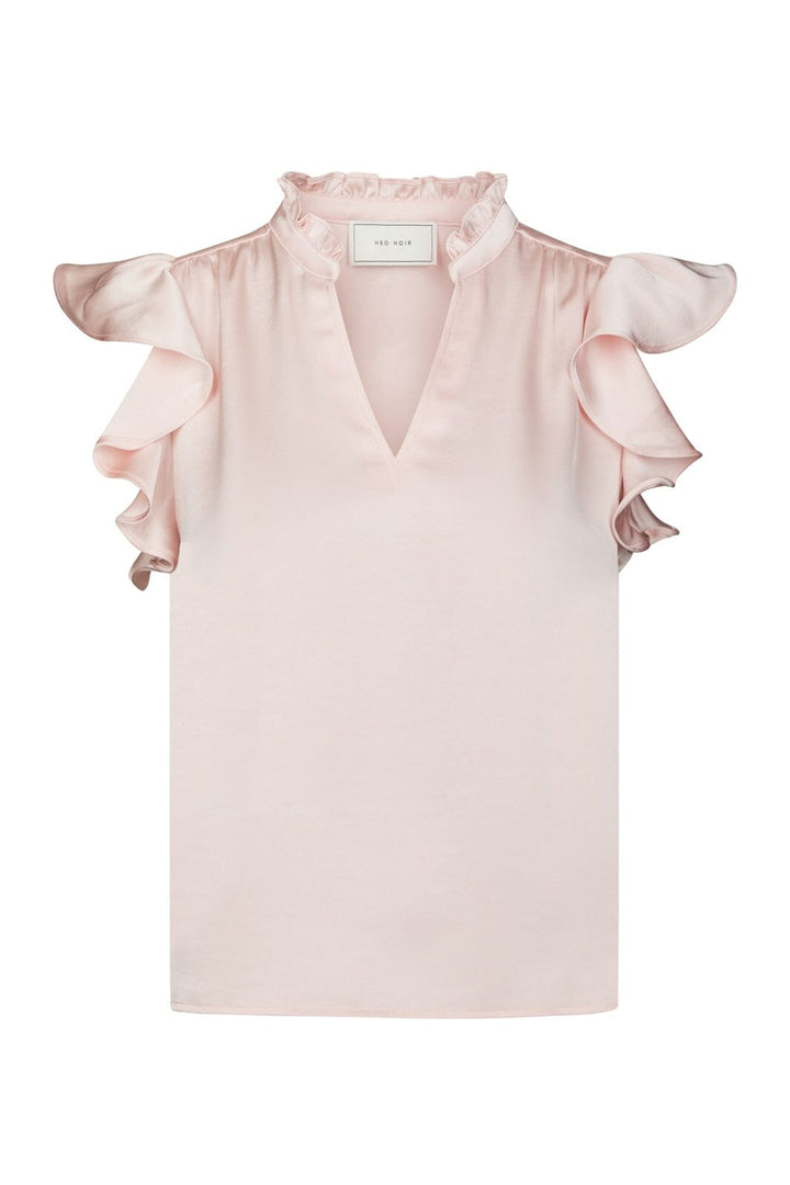 Neo Noir - Stella Heavy Sateen Blouse 162668 - 754 - Light Pink