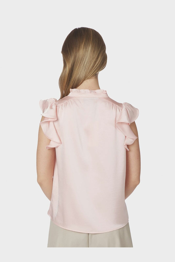 Neo Noir - Stella Heavy Sateen Blouse 162668 - 754 - Light Pink