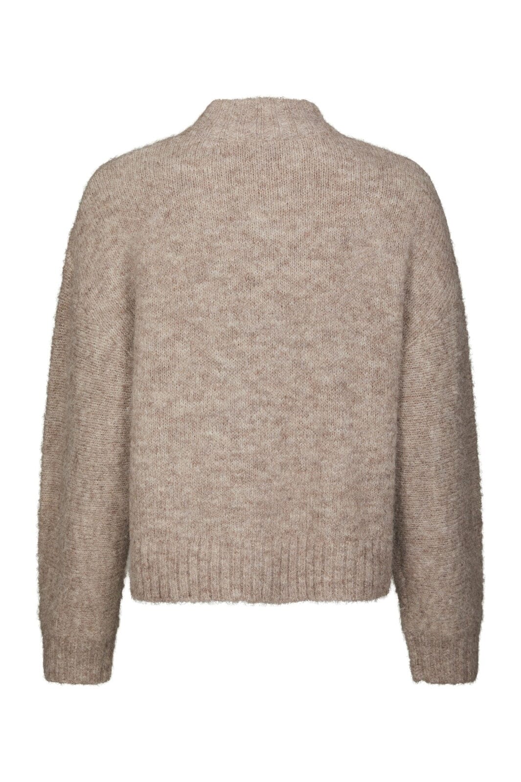 Neo Noir - Taura Fluffy Knit Cardigan 165103 - 976 - Beige Melange