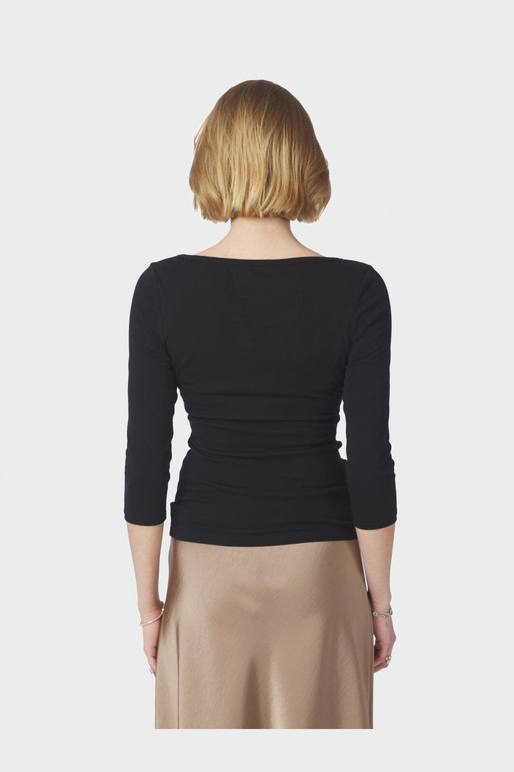 Neo Noir - Thyra Jersey Blouse 169744 - 100 - Black