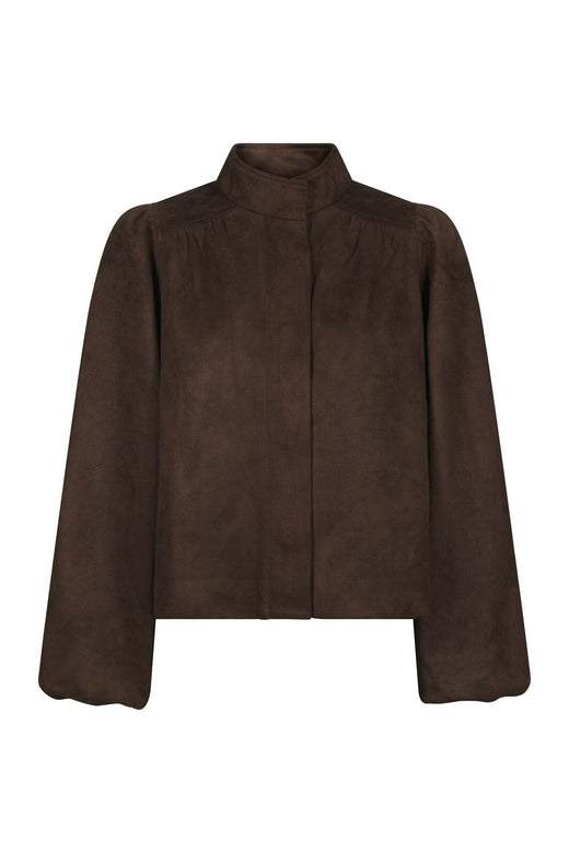 Neo Noir - Tirsa Faux Suede Jacket 168389 - 676 - Dark Brown
