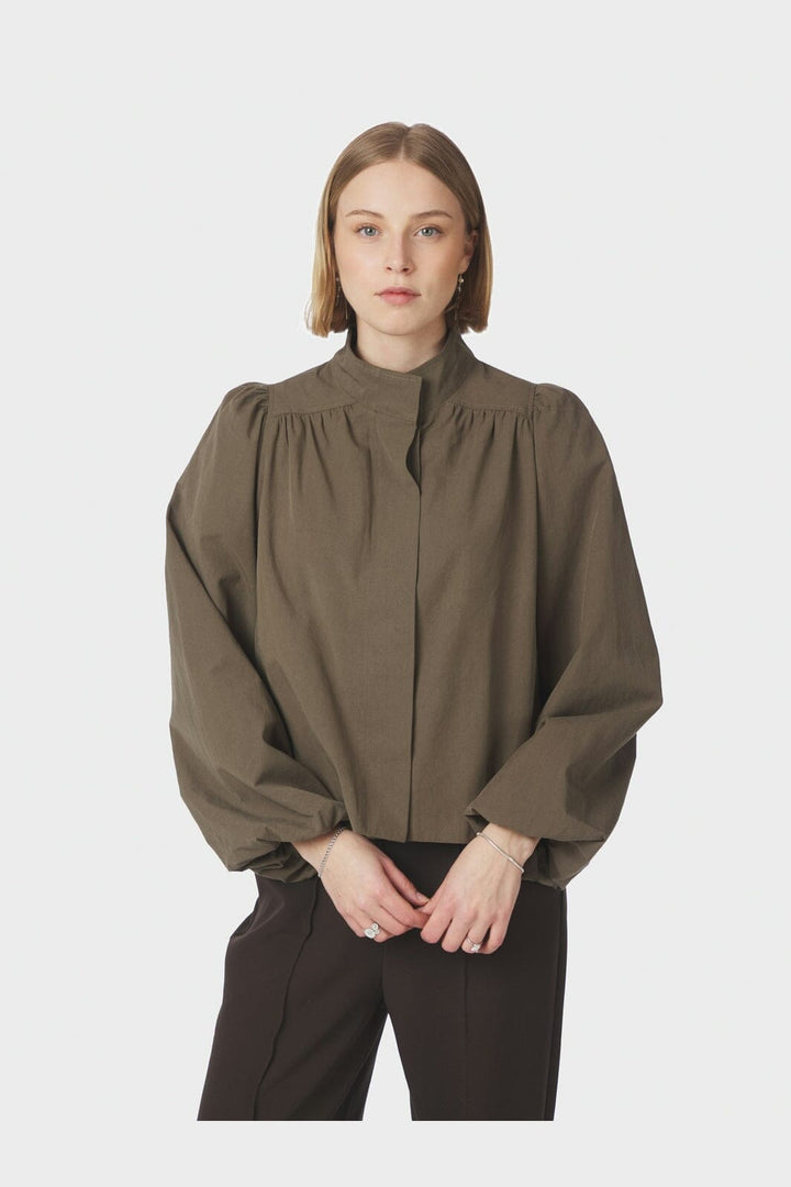 Neo Noir - Tirsa Twill Jacket 168103 - 151 - Army