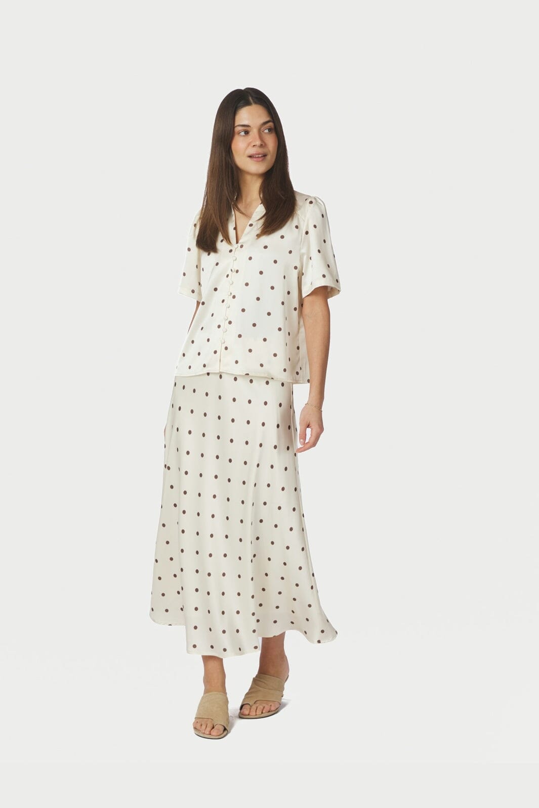 Neo Noir - Torana Dotted Blouse 169367 - 122 - Creme