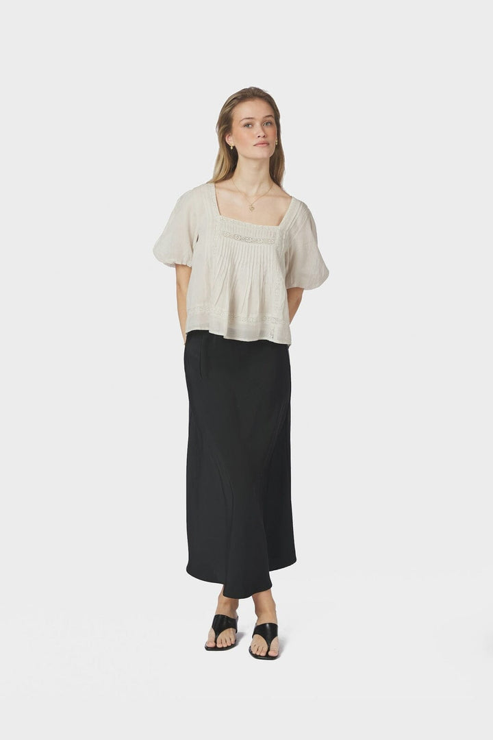 Neo Noir - Tukana S Voile Blouse 168899 - 124 - Ivory