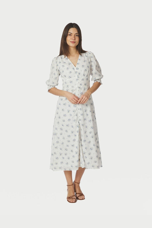 Neo Noir - Valley Flowing Dress 169387 - 145 - Light Blue