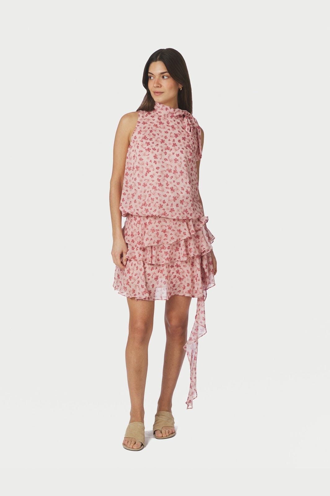 Neo Noir - Veda Flower Top 169342 - 630 - Dusty Rose