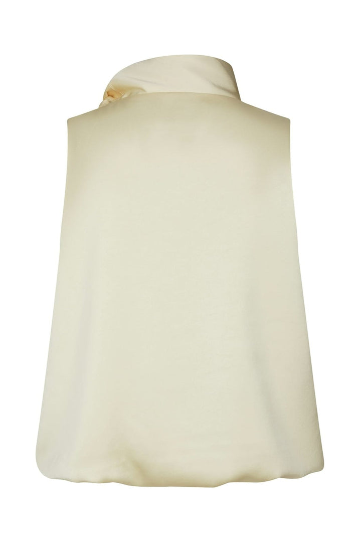 Neo Noir - Veda Heavy Sateen Top 168291 - 191 - Light Yellow