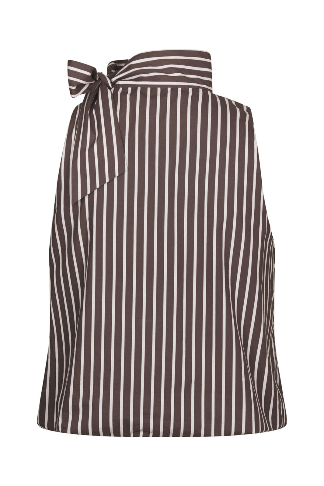 Neo Noir - Veda Wide Stripe Top 169761 - 676 - Dark Brown