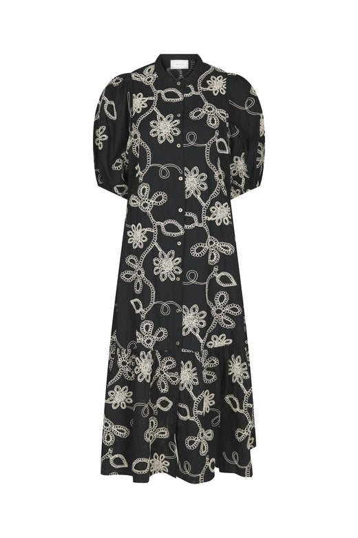Neo Noir - Veronica Dori Emb Dress 168481 - 100 - Black