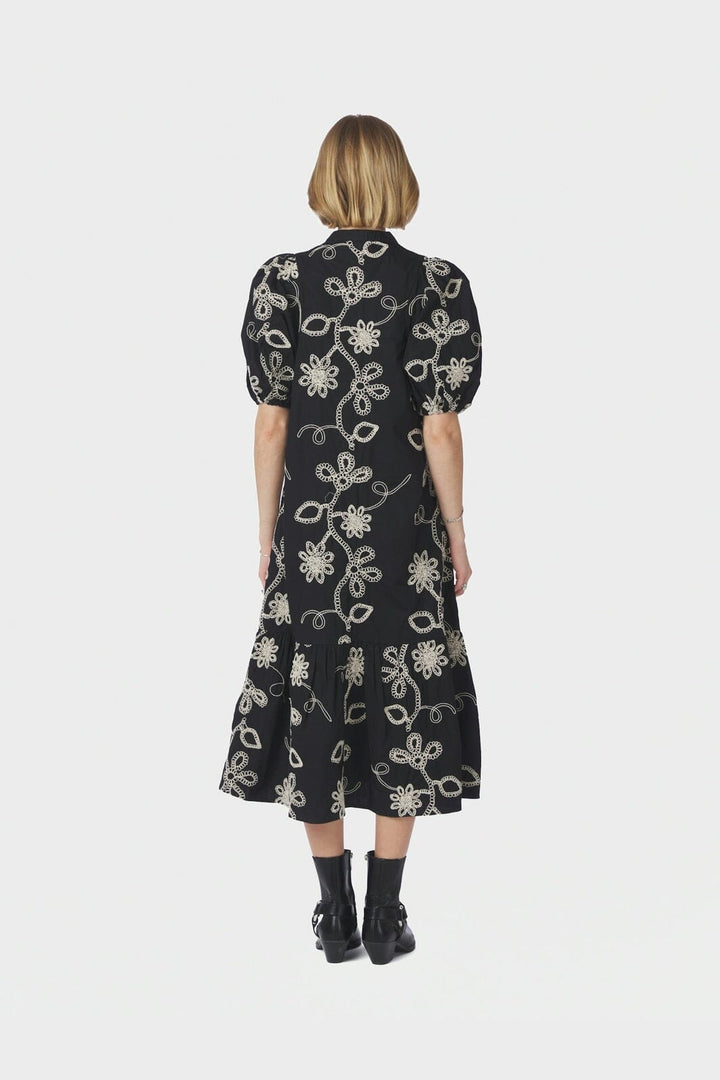 Neo Noir - Veronica Dori Emb Dress 168481 - 100 - Black