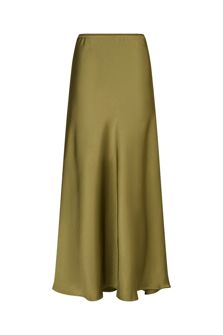 Neo Noir - Vicky Heavy Sateen Skirt 159588 - 340 - Sage Green