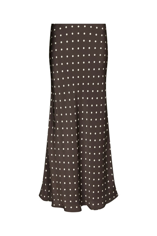 Neo Noir - Viso Dot Skirt 166433 - 676 - Dark Brown