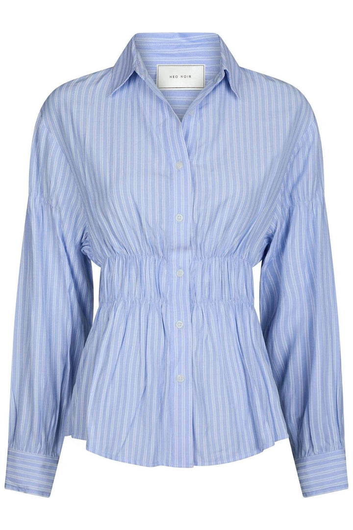 Neo Noir - Wales Stripe Shirt 166278 - 145 - Light Blue
