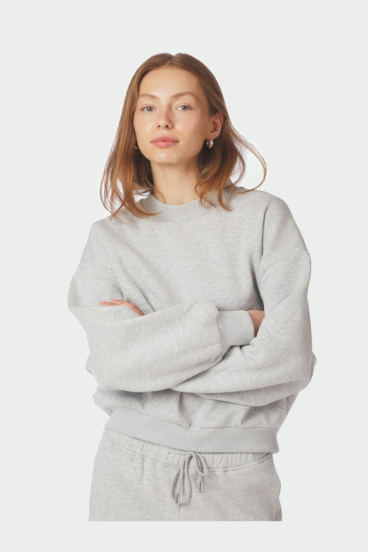 Neo Noir - Yuna Sweatshirt 169159 - 103 - Light Grey Melange