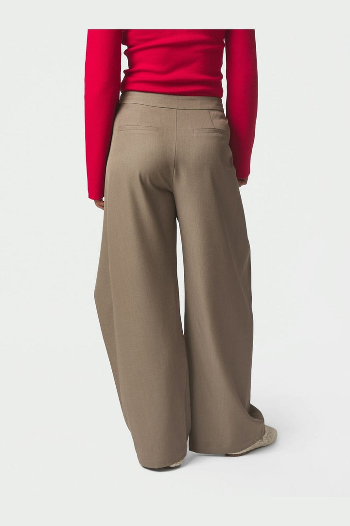 Neo Noir - Zanya Structure Pants 168319 - 214 - Taupe