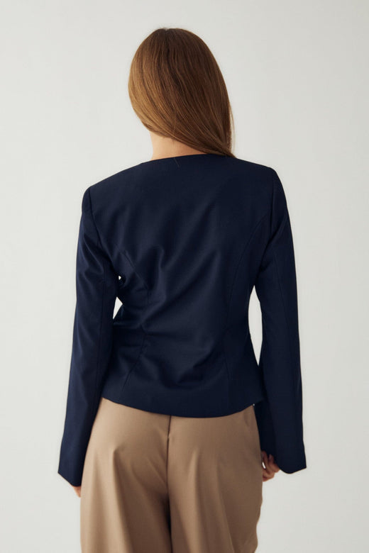 Noella - Kasaundra Blazer 12700029 - 007 - Navy Blazere 