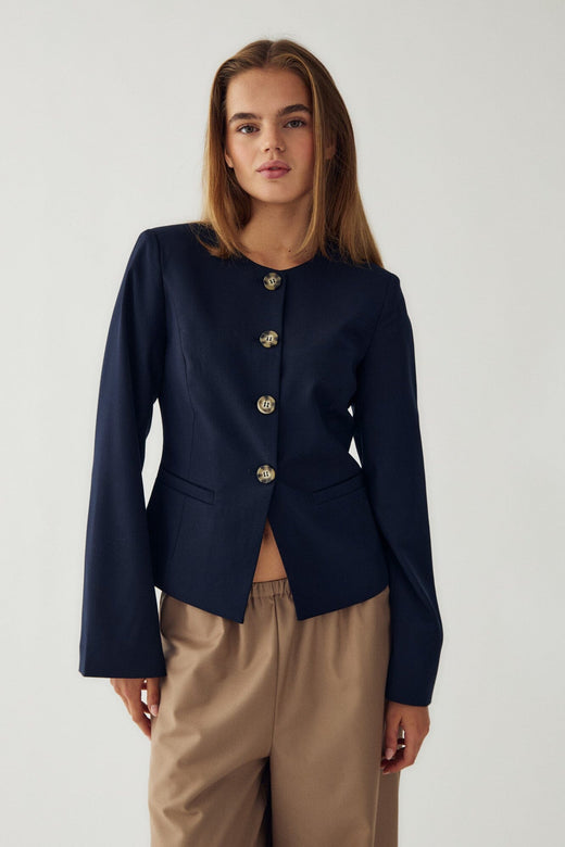 Noella - Kasaundra Blazer 12700029 - 007 - Navy Blazere 