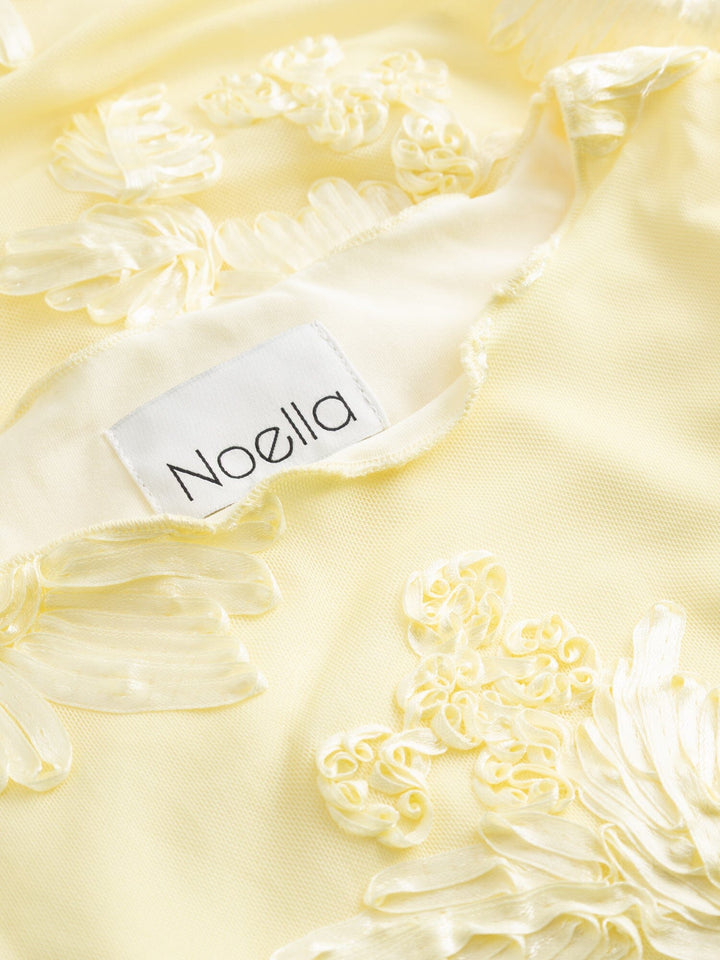 Noella - Lavinia Dress 13500001 - 1417 - Butter Yellow Kjoler 