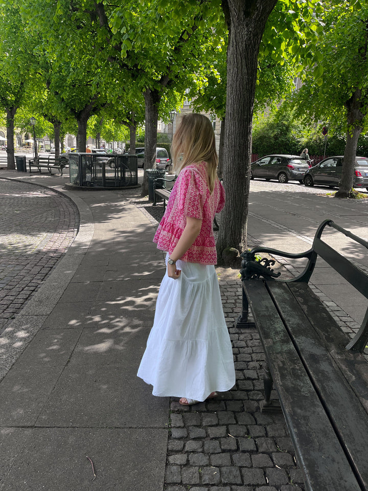 Noella - Leyla Skirt 13110001 - 028 White Nederdele 