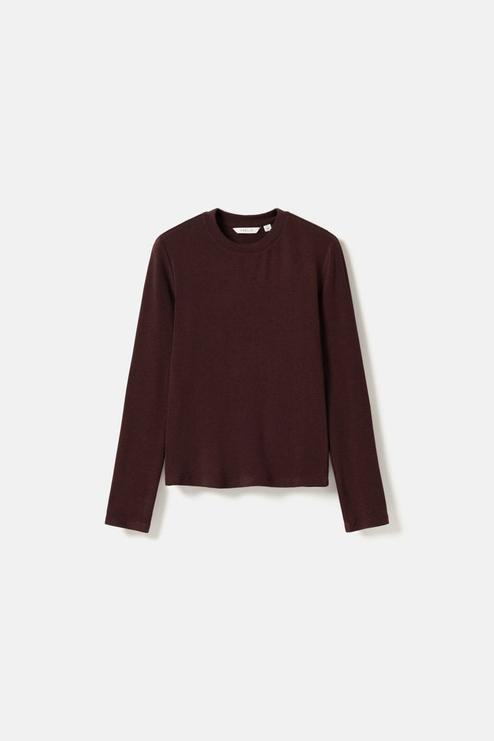 Noella - Lidie Ls Top 14090001 - 1496 - Burgundy Melange
