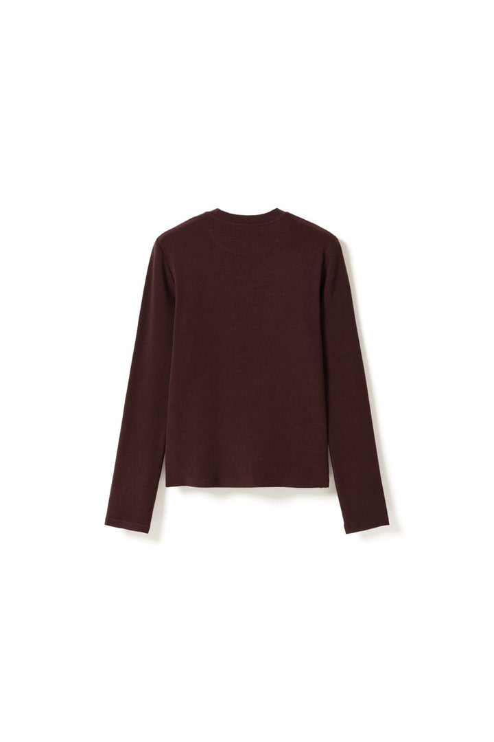 Noella - Lidie Ls Top 14090001 - 1496 - Burgundy Melange