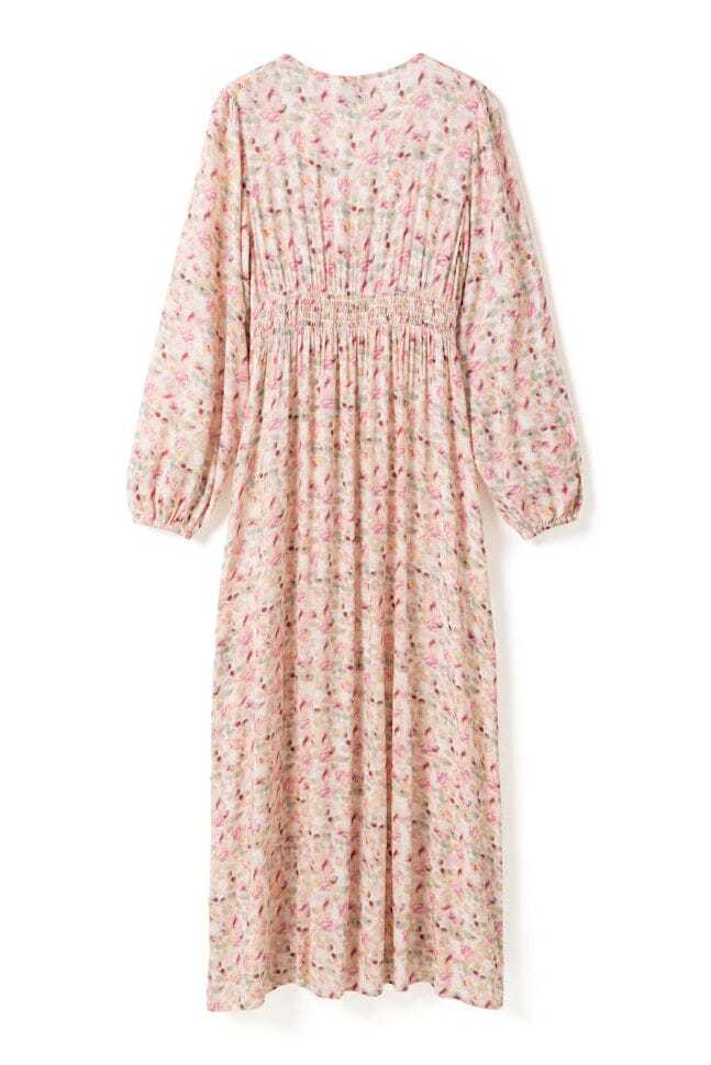 Noella - Lilith Maxi Dress 14160005 - 1389 - Cinthia Pink Print Kjoler 