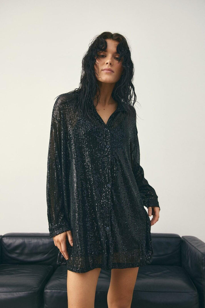 Noella - Lizanne Shirt 14320001 - 004 - Black Skjorter 