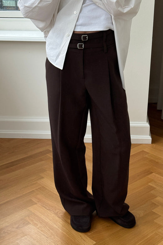 Noella - N-Darryl Pants 13860007 - 674 - Chocolate Bukser 