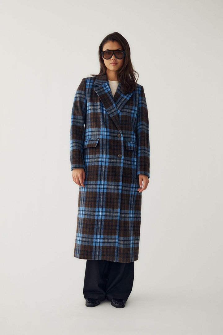 Noella - N-Jaci Coat 16110001 - 1484 - Daliyah Blue Check Jakker 