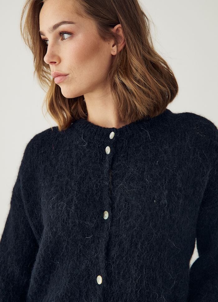 Noella - N-Kae Knit Cardigan 15950001 - 004 - Black Cardigans 