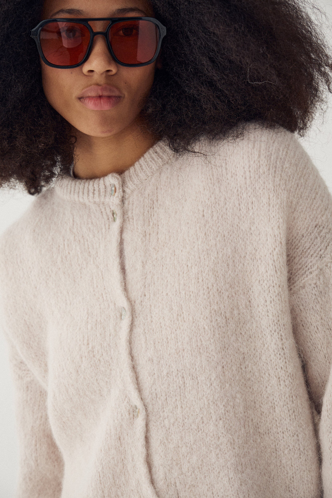 Noella - N-Kae Knit Cardigan 15950001 - 1206 - Oyster Cardigans 