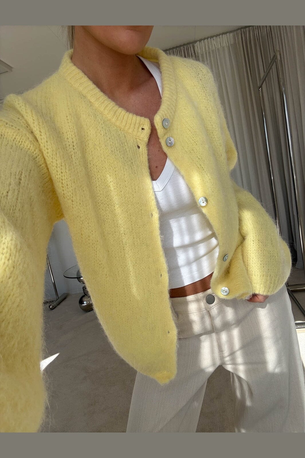 Noella - N-Kae Knit Cardigan 15950001 - 1417 - Butter Yellow