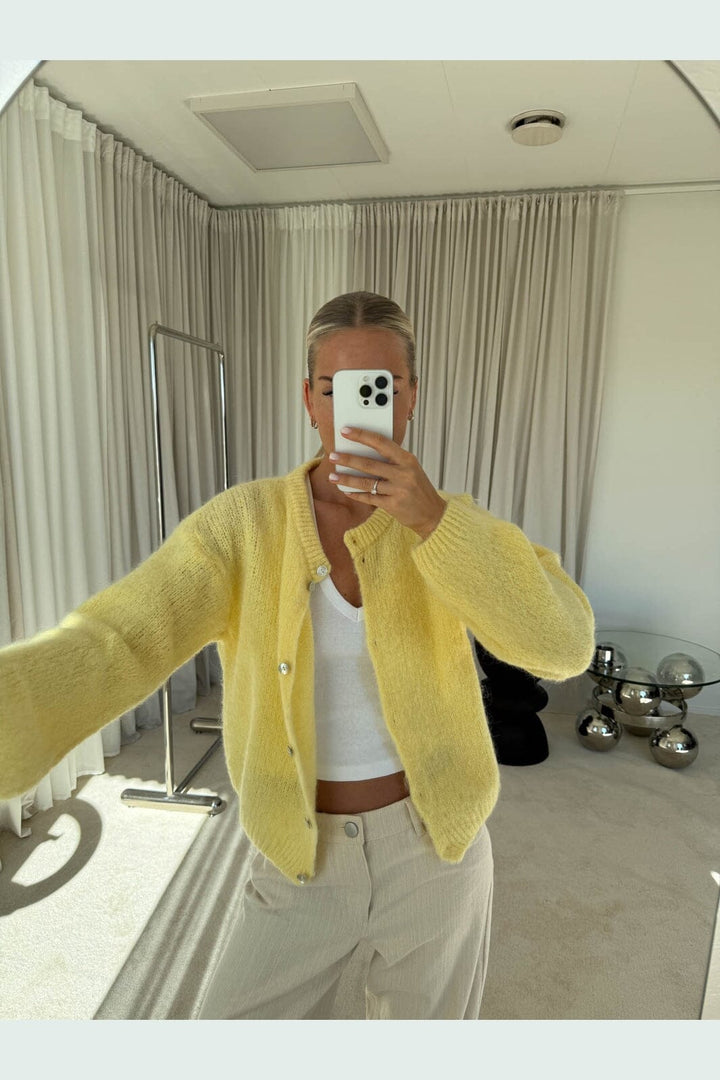 Noella - N-Kae Knit Cardigan 15950001 - 1417 - Butter Yellow