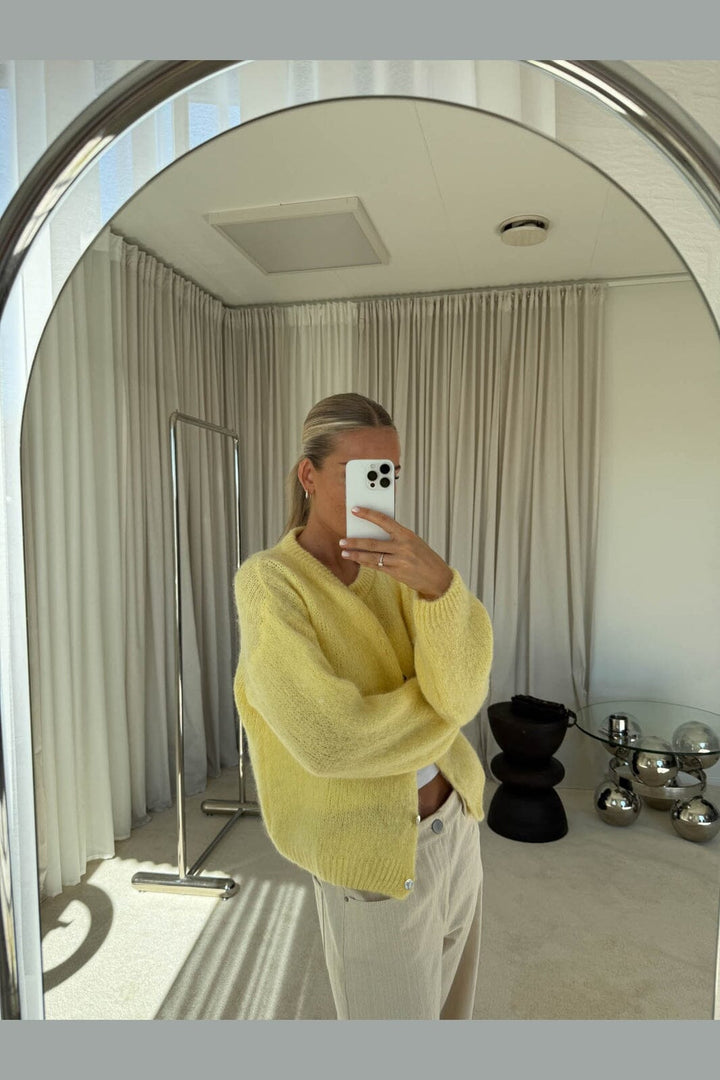 Noella - N-Kae Knit Cardigan 15950001 - 1417 - Butter Yellow