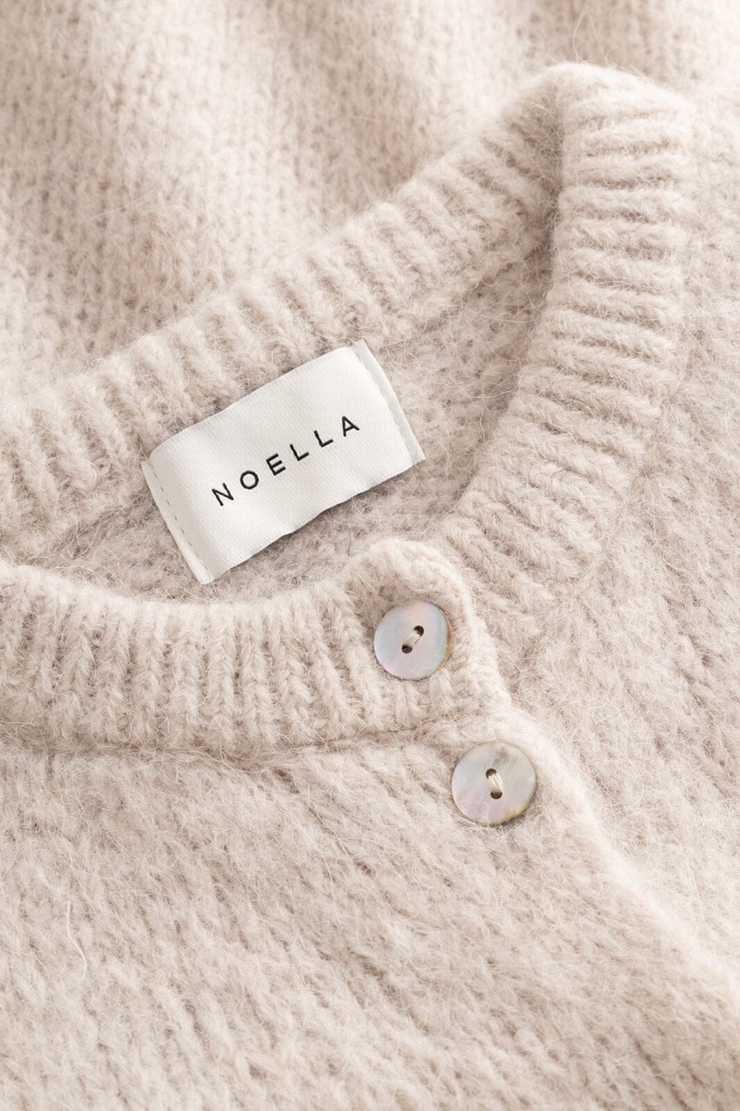 Noella - N-Kae Ss Knit Cardigan 15950003 - 1206 - Oyster