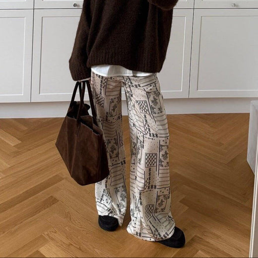 Noella - N-Kameron Pants 15160002 - 1434 - Dolly Ivory Print Bukser 