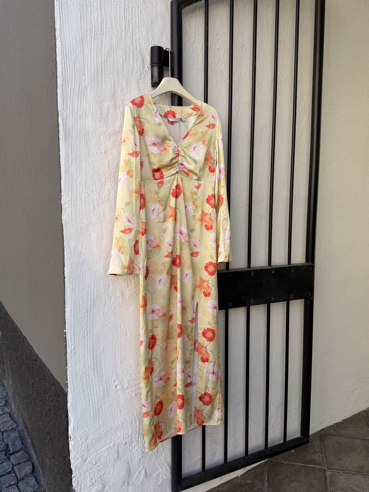 Noella - N-Kamey Dress 15850001 - 1464 - Delina Green Print Kjoler 