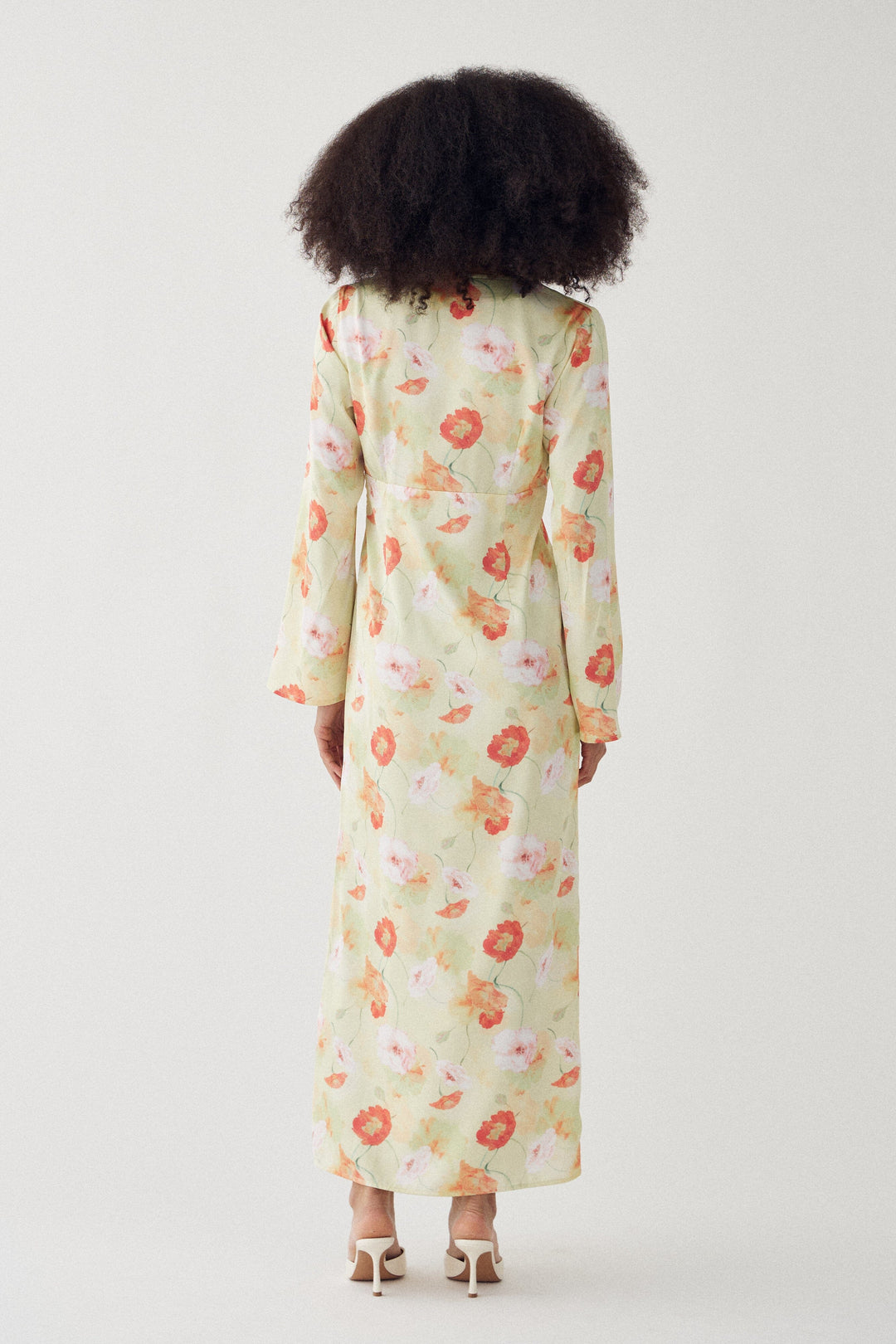 Noella - N-Kamey Dress 15850001 - 1464 - Delina Green Print Kjoler 