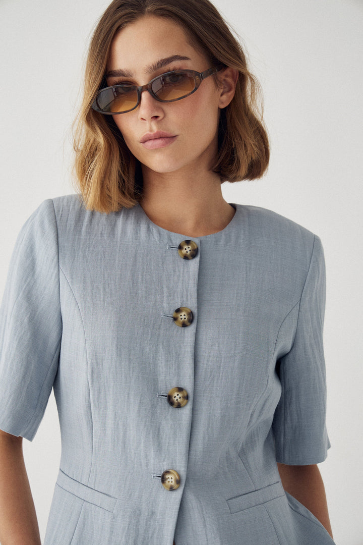 Noella - N-Kasaundra Blazer 15600001 - 1386 - Dove Blue Blazere 