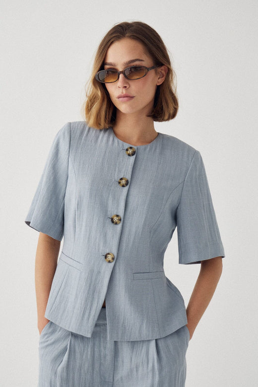 Noella - N-Kasaundra Blazer 15600001 - 1386 - Dove Blue Blazere 