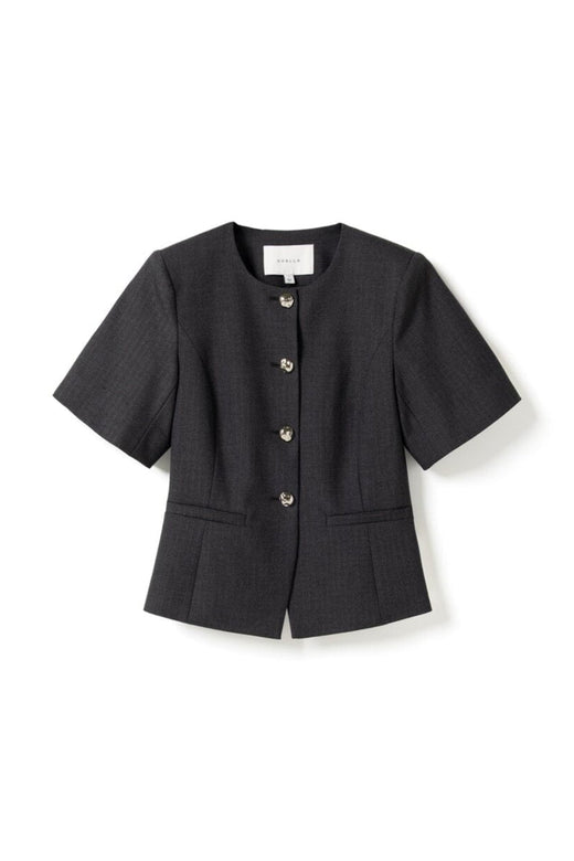 Noella - N-Kasaundra Blazer 16150002 - 1487 - Grey Herringbone