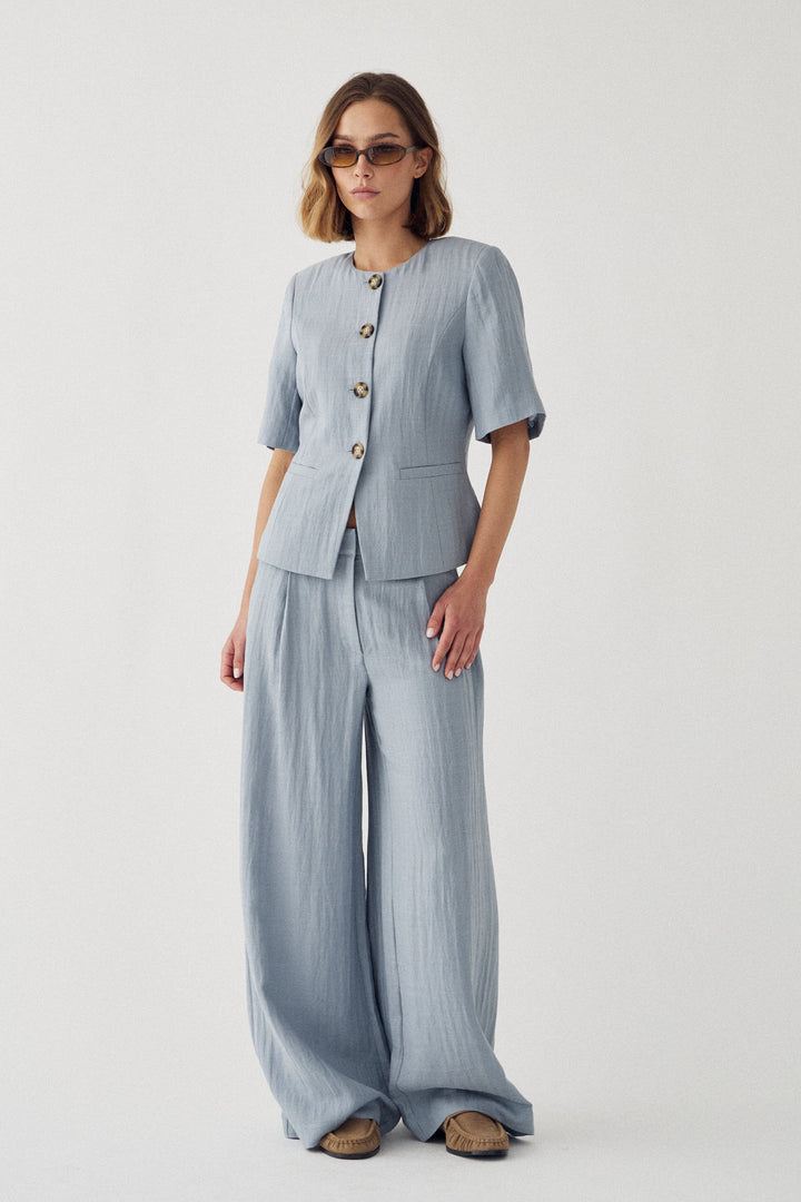 Noella - N-Kazia Pants 15600002 - 1386 - Dove Blue Bukser 
