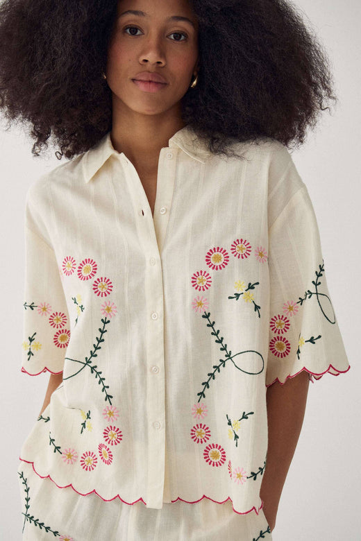 Noella - N-Kealy Shirt 15790001 - 006 - Offwhite Skjorter 