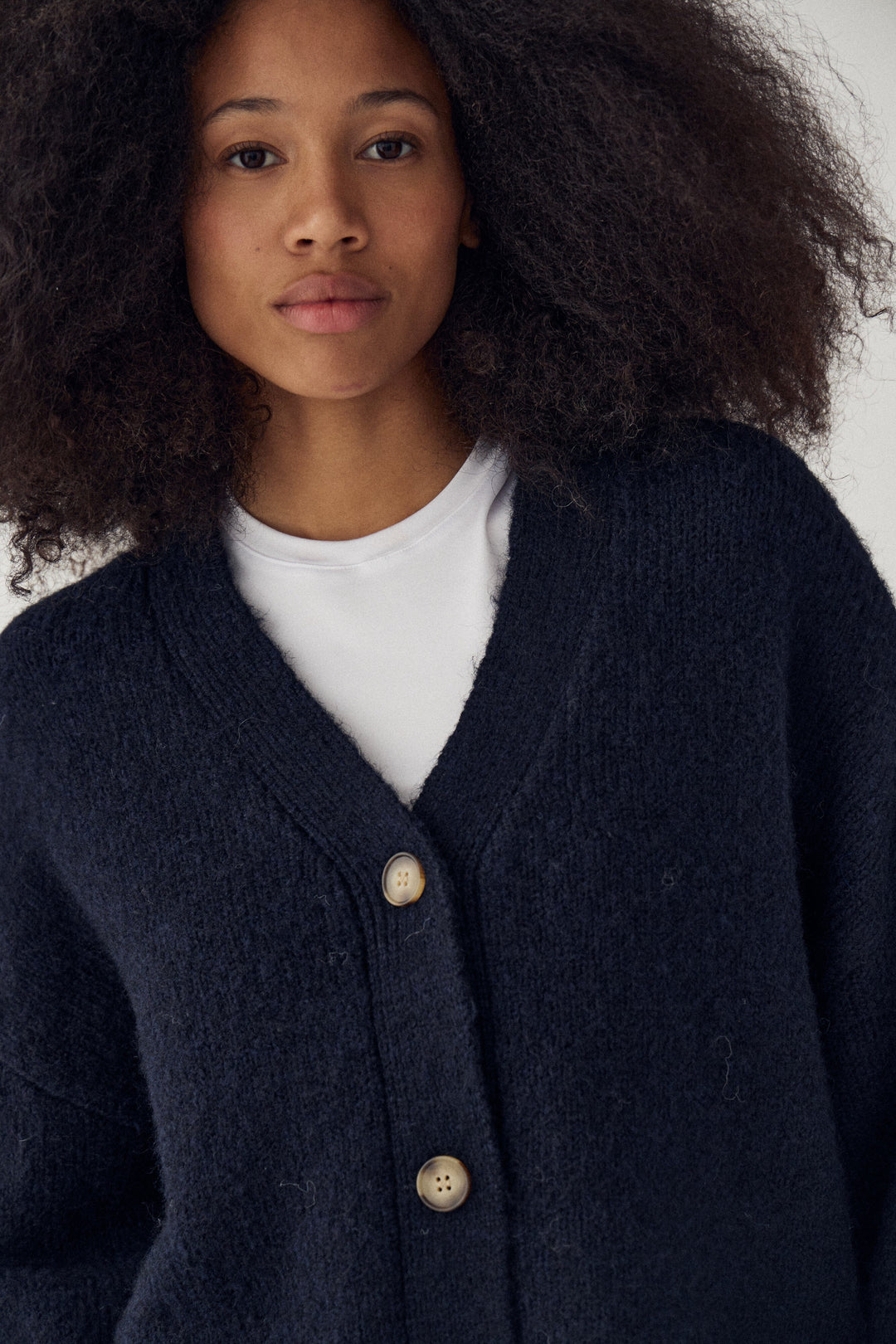 Noella - N-Laiana Knit Cardigan 16100001 - 007 - Navy Cardigans 